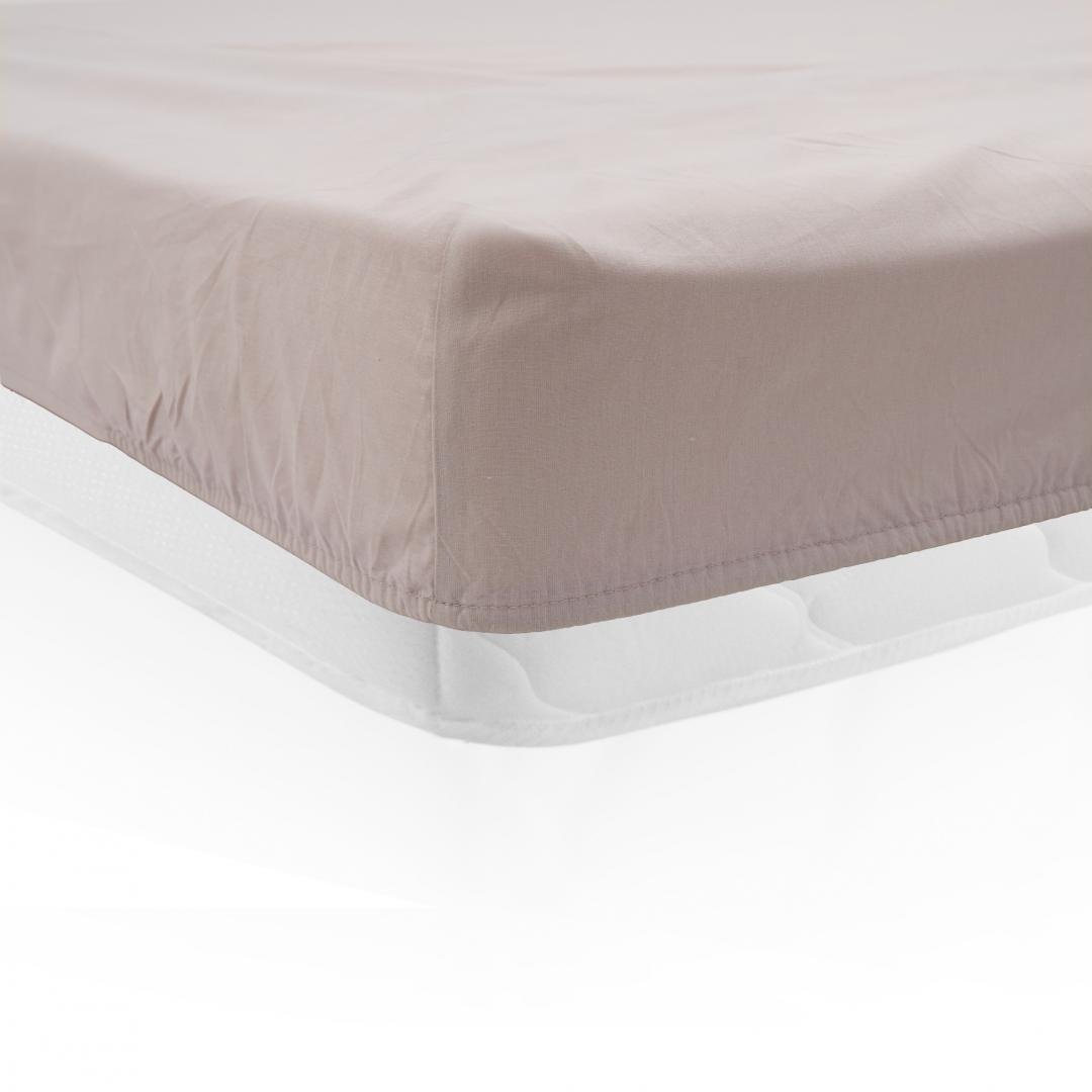 CEARCEAF PAT CU ELASTIC 160X200 CM CREM