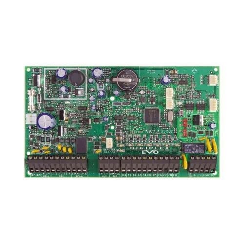 Centrala de alarma Paradox Digiplex, EVO HD PCB+CUTIE METALICA, 2x8 zone conventionale pe placa, 5xPGM, 999 coduri utilizator, 254 module extensie, suporta GPRS, GSM, SMS, iParadox si Insight