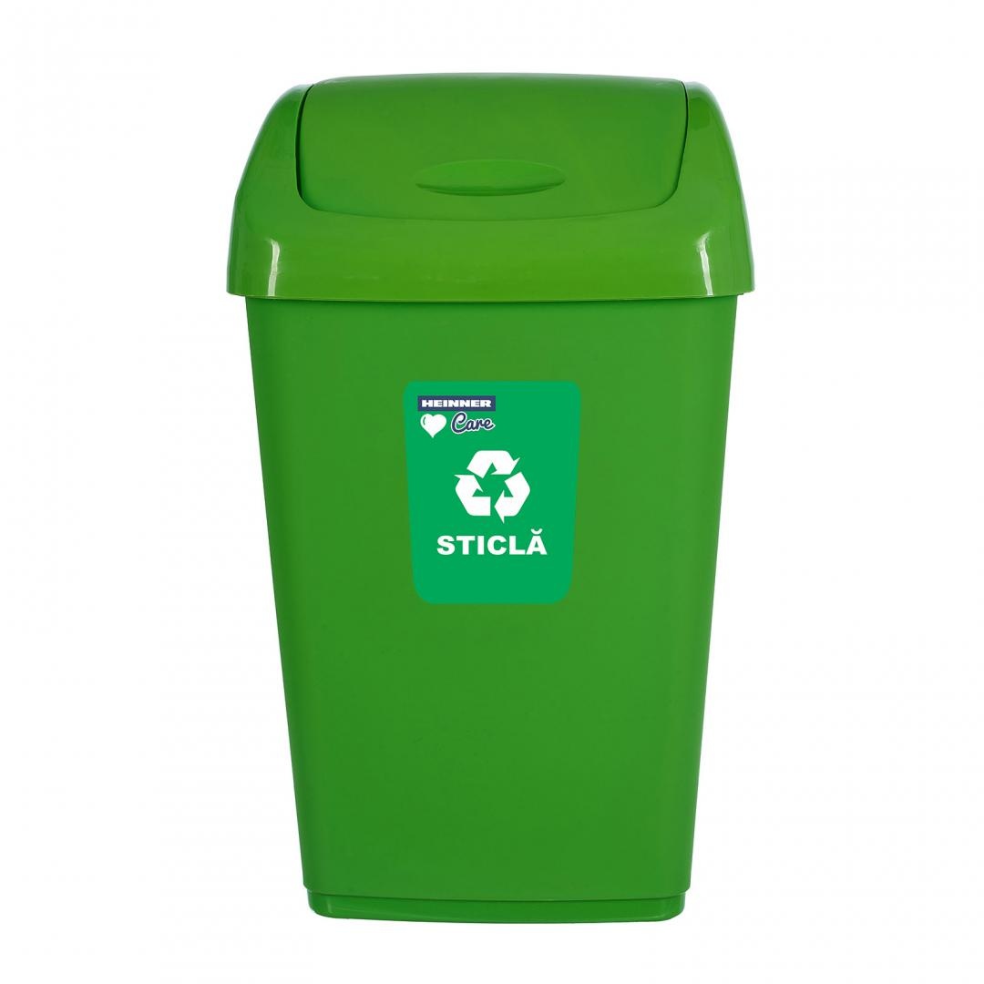 COS GUNOI CAPAC BATANT, RECICLARE ECO 35 L, VERDE, HEINNER CARE - 1 | YEO