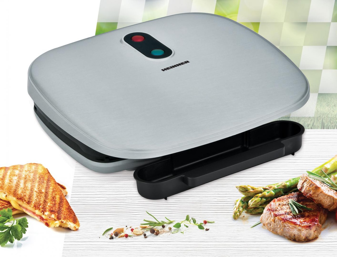 GRILL ELECTRIC HEINNER HEG-F1000SL - 3 | YEO