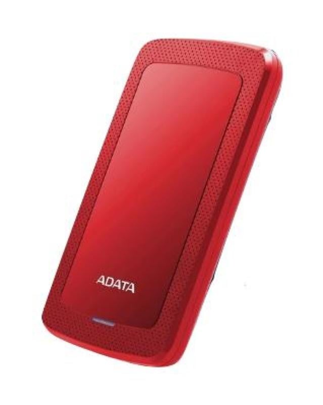 HDD extern Adata, 1TB, HV300, 2.5, USB 3.1, Senzor protectie socuri, Criptare Date, Ultraslim, Rosu