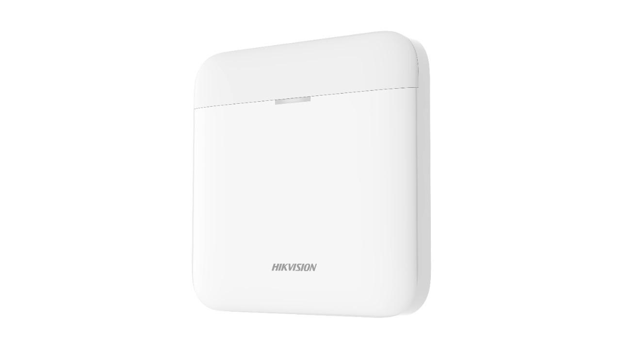 Hikvision wireless repeater, DS-PR1-WE, Comunicatie bidirectionala 868 MHz, Afisaj cu led 3: Register/Signal (Green/Red), Power (Green), Fault (Amber),RF Distance:1600m (Open area), material: plastic, culoare:alb, dimensiuni: 150x150x25mm, greutate: