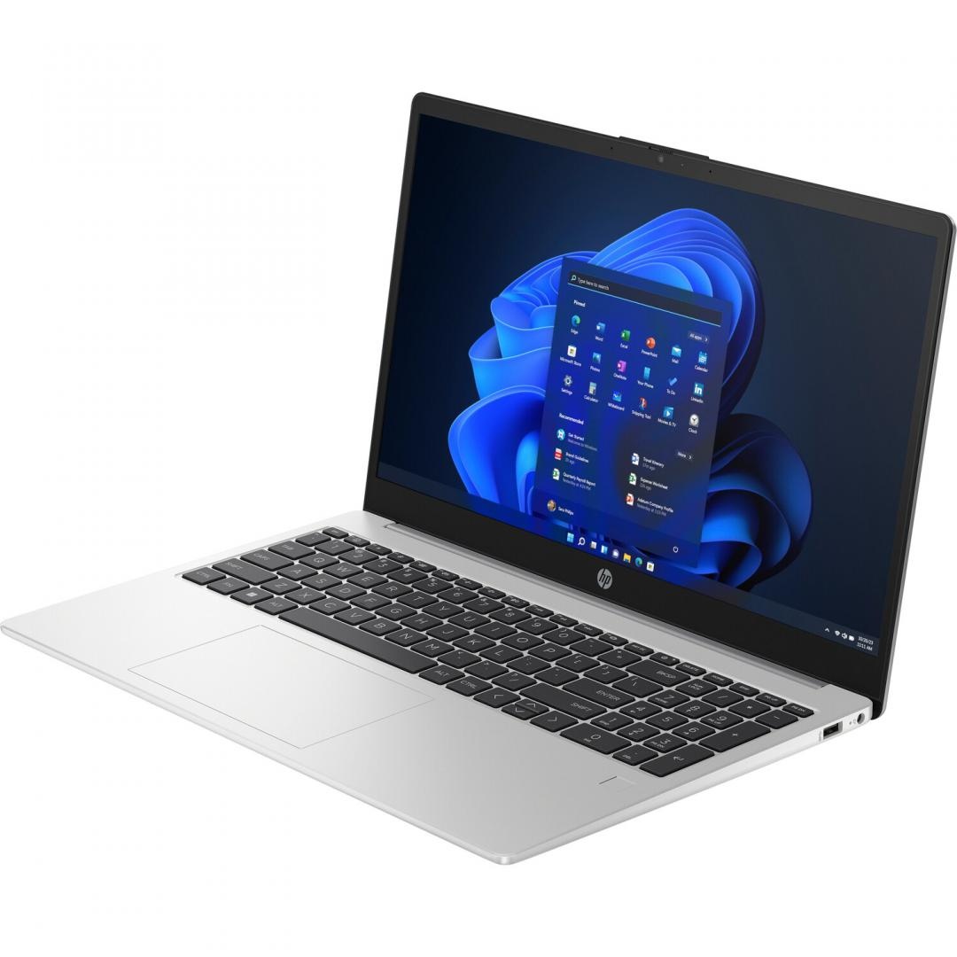 Laptop HP 250 G10 cu procesor Intel Core i5-1334U 10-Core (1.3GHz, up to 4.6GHz, 12MB), 15.6 inch FHD, Intel UHD Graphics, 16GB DDR4, SSD, 512GB PCIe NVMe, Free DOS, Turbo Silver, 1yw - 2 | YEO