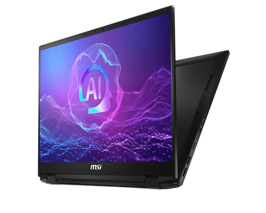 Laptop MSI Summit A16 AI+ A3HMTG-063RO, 16” QHD+ (2560x1600), 165Hz, IPS-Level, Touchscreen, AMD Ryzen AI 9 365, video Integrat AMD Radeon™ Graphics, RAM 32GB LPDDR5x-7500, SSD 1TB (1TB*1) NVMe PCIe Gen4x4 SSD, no ODD, 1x Micro SD Card Reader, 2x 2W - 2 | YEO