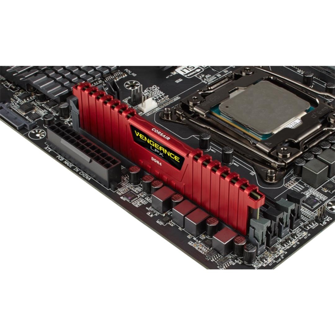 Memorie RAM Corsair Vengeance LPX Red 8GB DDR4 2666MHz CL16 - 3 | YEO