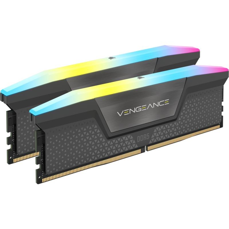 Memorie RAM Corsair Vengeance RGB 32GB DDR5 5200MHz CL40 Kit of 2 - 1 | YEO