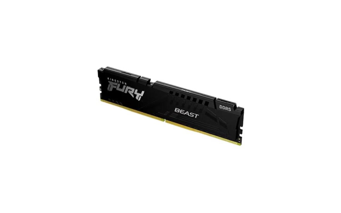 Memorie RAM Kingston, DIMM, DDR5, 32GB, 5600MHz, CL36, 1.35V, FURY Beast Black, Kit of 2 - 1 | YEO