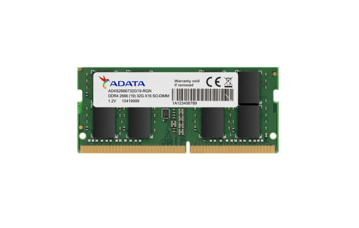 Memorie RAM notebook Adata, SODIMM, DDR4, 16GB, CL19, 2666Mhz