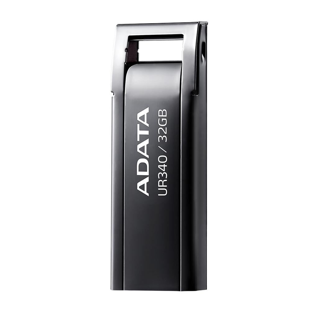 Memorie USB Flash Drive Adata UR340, 32GB, USB 3.2, black metalic - 1 | YEO