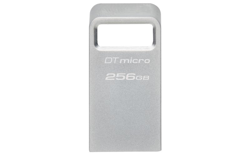 Memorie USB Flash Drive Kingston 256GB Data Traveler Micro, USB 3.2 Gen1, Metalic - 3 | YEO