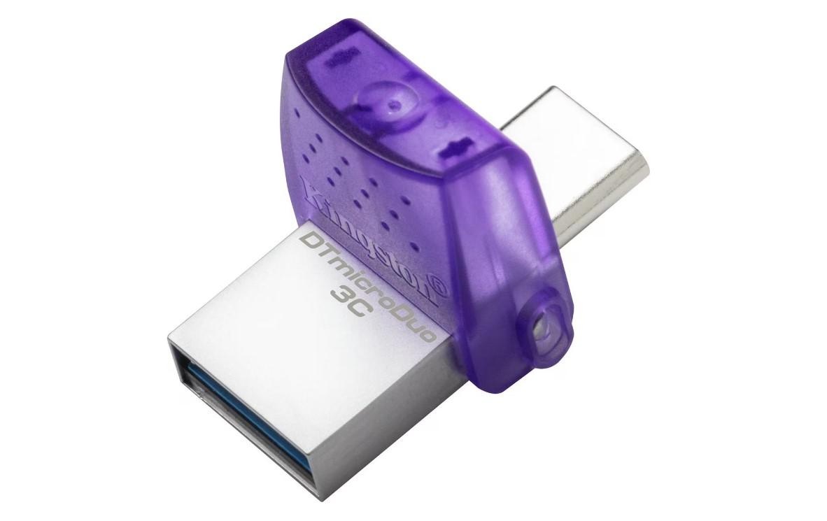 Memorie USB Flash Drive Kingston 256GB DT MicroDuo, USB 3.0, micro USB 3C - 1 | YEO