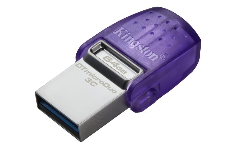 Memorie USB Flash Drive Kingston 64GB DT MicroDuo, USB 3.0, micro USB 3C - 3 | YEO