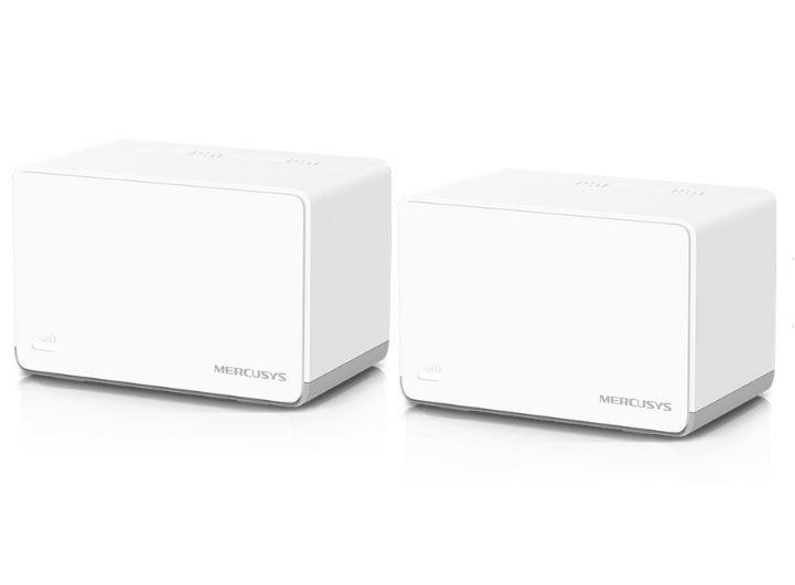 Mercusys AX1800 Whole Home Wi-Fi system HALO H70X(2-PACK),wi-fi 6 Dual-Band, Standarde Wireless: IEEE 802.11ax/ac/n/a 5 GHz, IEEE 802.11ax/n/b/g 2.4 GHz, viteza wireless: 1201 Mbps on 5 GHz, 574 Mbps on 2.4 GHz, Securitate wireless: