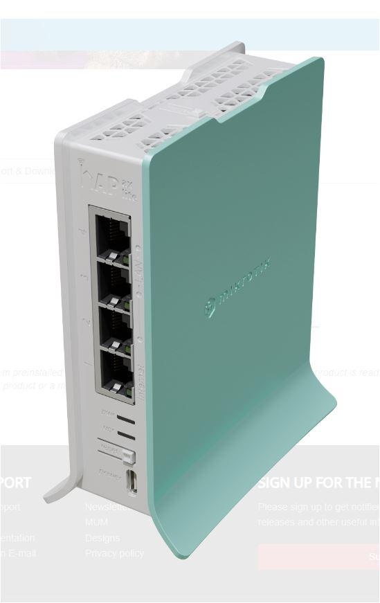 Mikrotik L41G-2AXD HAP AX LITE Gigabit wireless router, Procesor: IPQ-5010, 800 MHz Dual core, Router OS 4, 256MB RAM, storage: 128MB, viteza wireless: 2.4Ghz 574 Mbit/s, AX600, Interfata: 4 x 10/100/1000 . - 2 | YEO