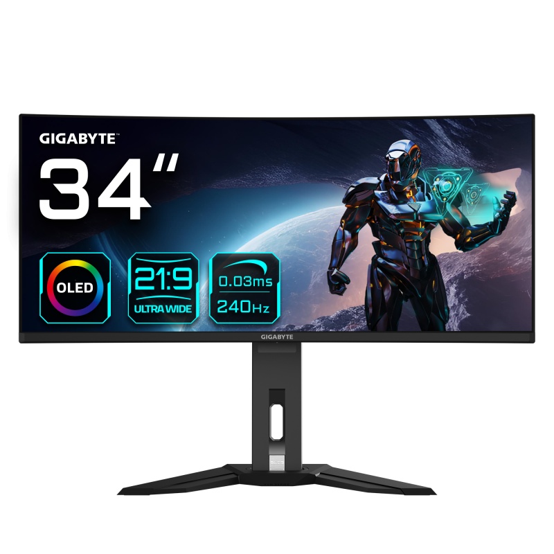 Monitor Gaming Gigabyte MO34WQC2; Panel Size (diagonala): 34