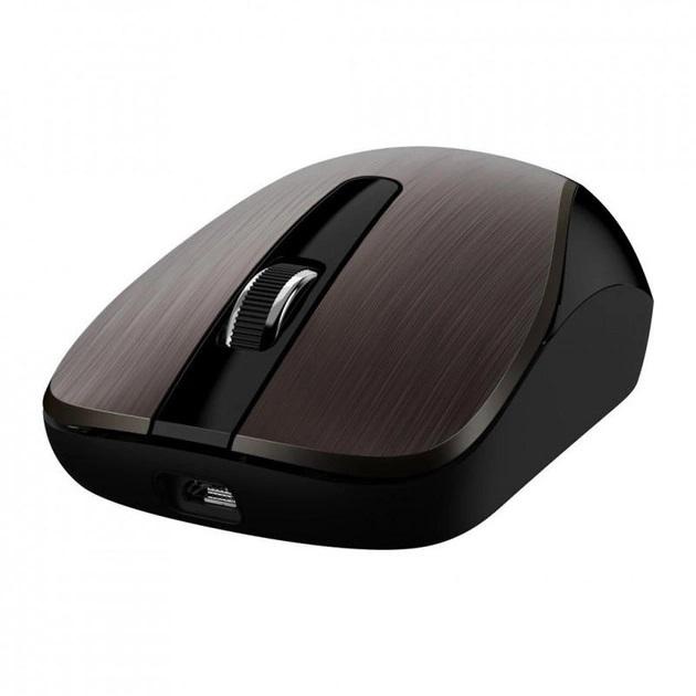 Mouse Genius ECO-8015 Wireless, 1600 dpi, maro - 3 | YEO