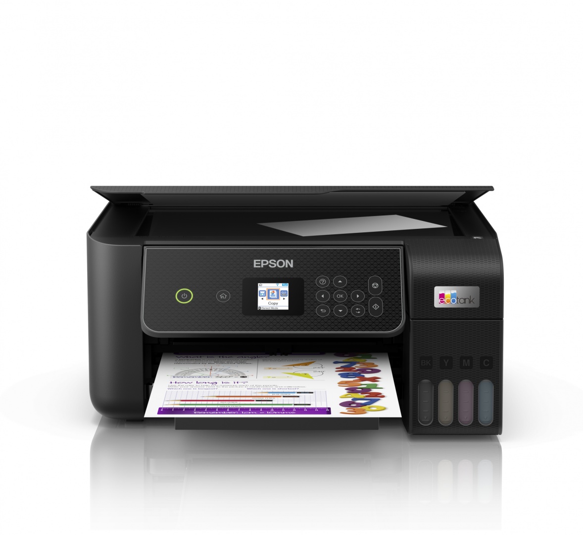 Multifunctional inkjet color Epson EcoTank CISS L3280, dimensiune A4 (Printare,Copiere, Scanare), printare borderless, viteza 33ppm alb- negru, 15ppm color, rezolutie 5760x1440 dpi, alimentare hartie 100 coli, scanner CIS rezolutie 1.200 x 2.400 DPI,