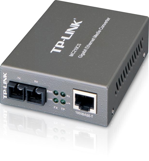 Omada 10/100/1000 Mbps RJ45 to 1000 Mbps Single-Mode SC Fiber Converter PORT: 1× Gigabit SC Port, 1× Gigabit RJ45 Port (Auto MDI/MDIX) SPEC: Full-duplex, Up to 15 km, Chassis TL-MC1400 Rack-mountable