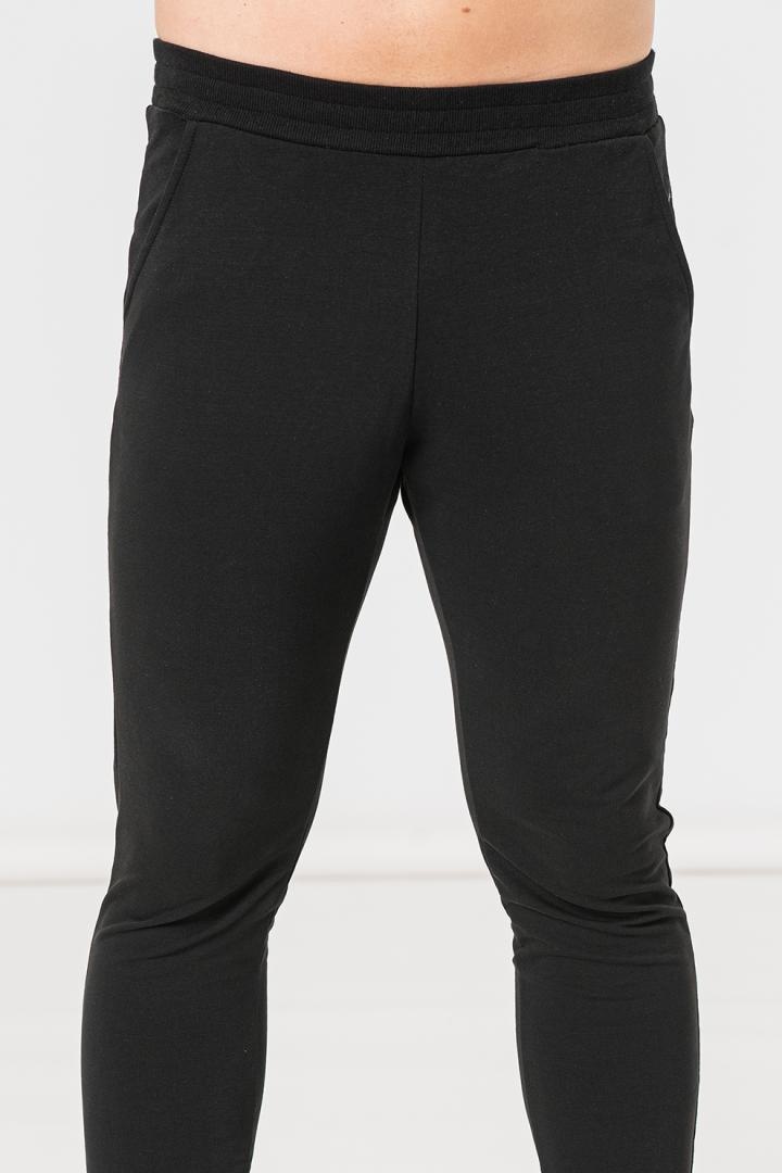 PANTALON COTON CASUAL BARBATI BLACK-M - 4 | YEO