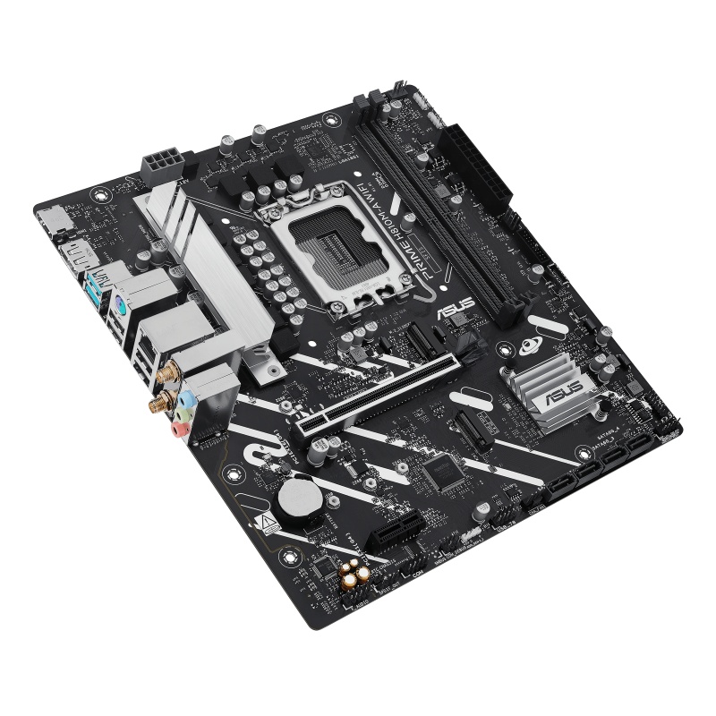 Placa de Baza ASUS PRIME H810M-A WIFI LGA1851, 2x DDR5, 1x DP 1x HDMI, 1x PCIE 4.0 x16 1x PCIE 4.0 x1, 2x M.2, 4x SATA 6GB/s, mATX