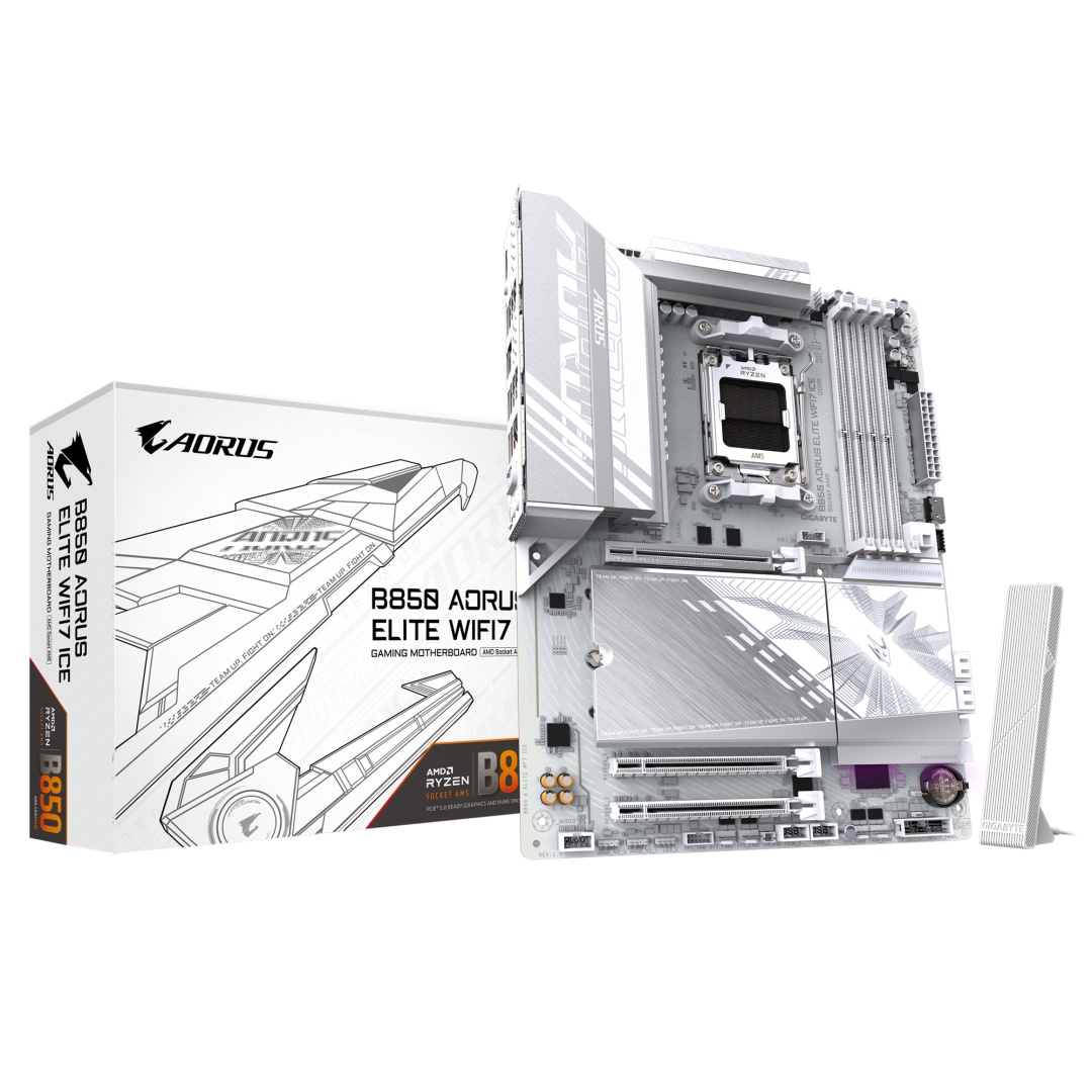 Placa de Baza GIGABYTE B850 AORUS ELITE WIFI7 ICE AM5