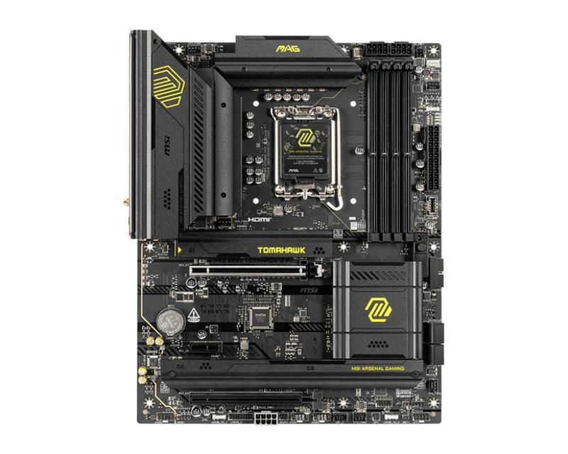 Placa de Baza MSI MAG B860 TOMAHAWK WIFI LGA1851, 4x DDR5, 1x HDMI 1x DP 1x Type-C DP, 2x PCIE x16 1x PCIE x1, 3x M.2, 4x SATA 6GB/s, ATX - 1 | YEO