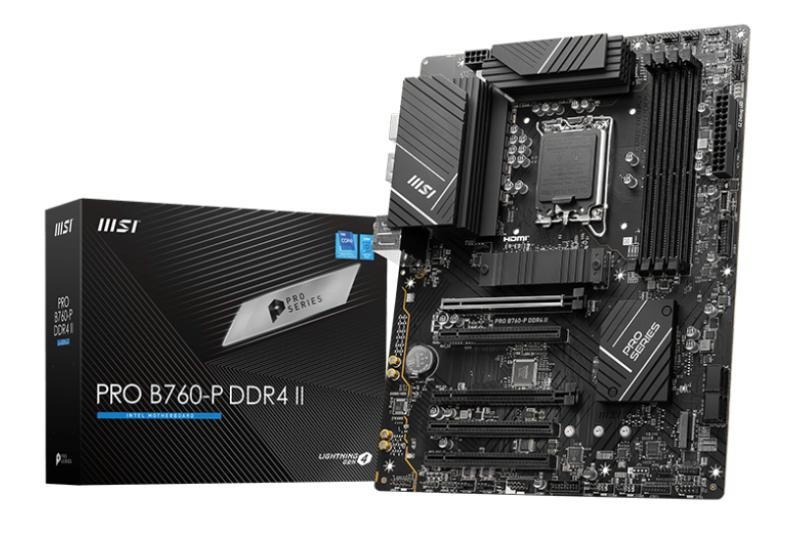 Placa de baza MSI PRO B760-P DDR4 II LGA1700 - 3 | YEO