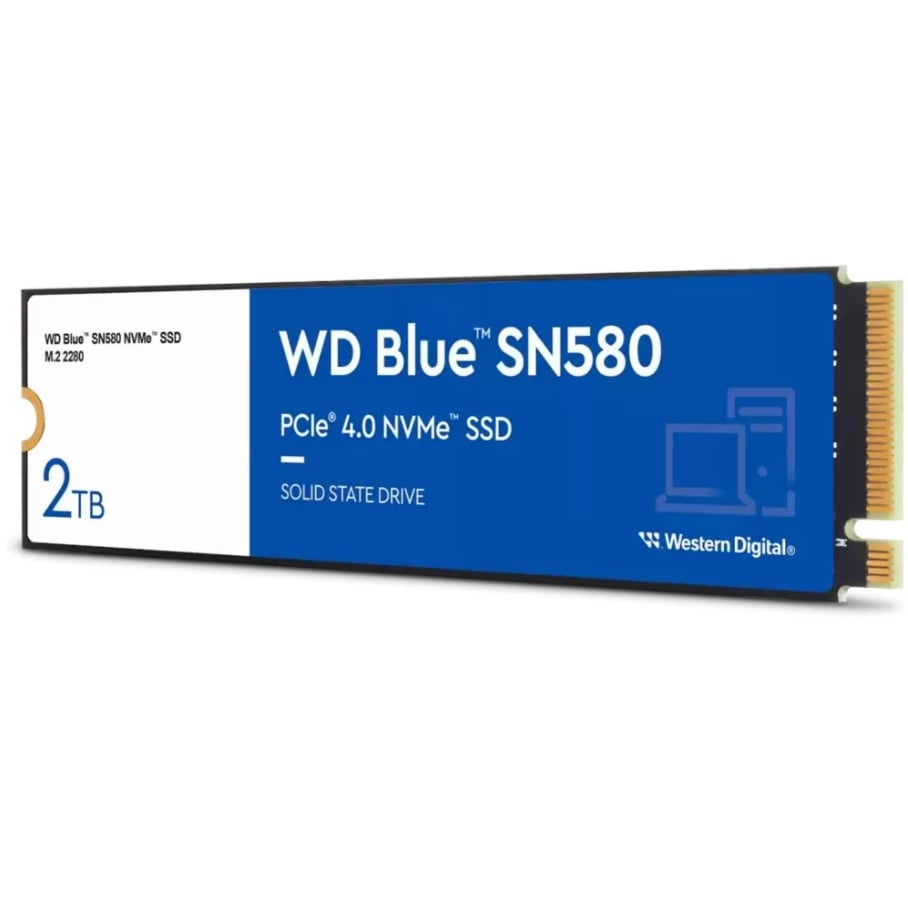 SSD WD Blue SN580 2TB PCI Express 4.0 x4 M.2 2280 - 3 | YEO