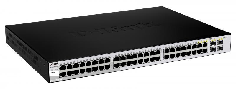 Switch D-Link DGS-1210-48, 44 port, 10/100/1000 Mbps - 1 | YEO