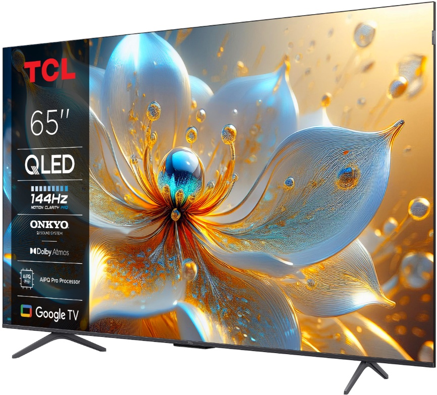 Televizor TCL QLED 65T8C, 164 cm, Smart Google TV, 4K Ultra HD, (Model 2025) - 2 | YEO