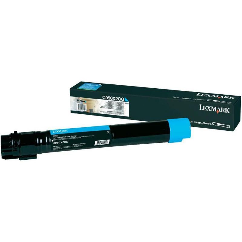 Toner Lexmark C950X2CG, cyan, 22 k, C950de