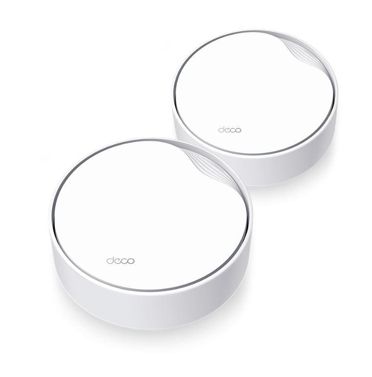 TP-Link AX3000 whole home mesh Wi-Fi 6 System, Deco X50-POE(2-pack); Dual- Band, Standarde Wireless: IEEE 802.11ax/ac/n/a 5 GHz, IEEE 802.11ax/n/b/g 2.4 GHz ,viteza wireless: 5 GHz: 2402 Mbps, 2.4 GHz: 574 Mbps, 2 x antene interne, 2×2 MU-MIMO, Mod