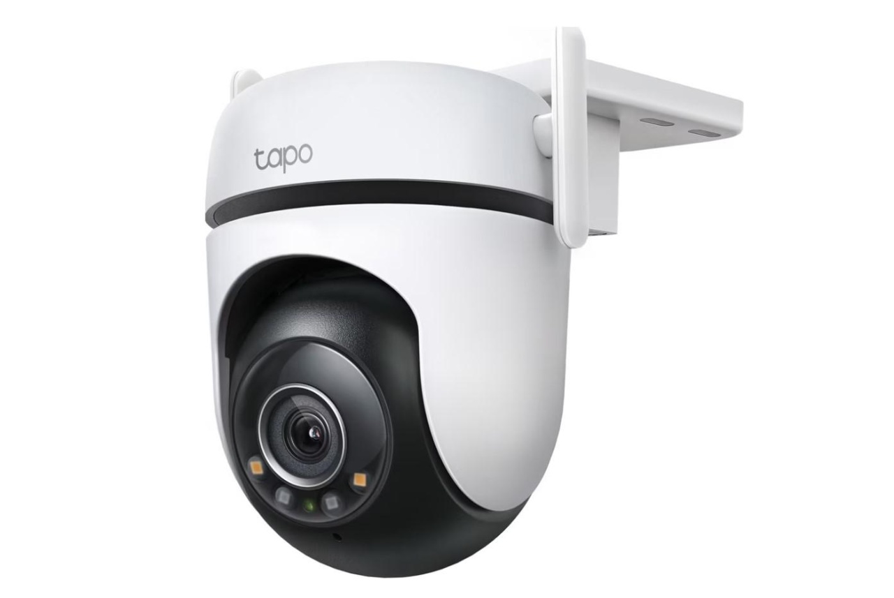 TP-Link Cameră de supraveghere pentru exterior cu funcție Pan/Tilt | Tapo C520WS, Senzor Imagine: 1/3‘’ CMOS, Rezoluție: 2K QHD 4MP (2560 × 1440 px), Lentile: F/NO: 1.61±10%; Distanță de focalizare: 3.18mm±5%, 360° pe orizontală și 130° pe verticală, IR