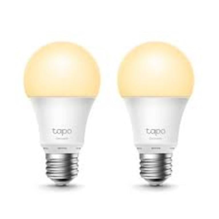 TP-Link Tapo L510E Smart bulb White 2 PACK, Yellow Wi-Fi, Dimmable, E27, Wi-Fi Protocol IEEE 802.11b/g/n, Wi-Fi Frequency 2.4 GHz Wi-Fi, 220–240 V, 50/60 Hz, 73 Ma, 806 lumens, 2,700 K, 8.7 W.