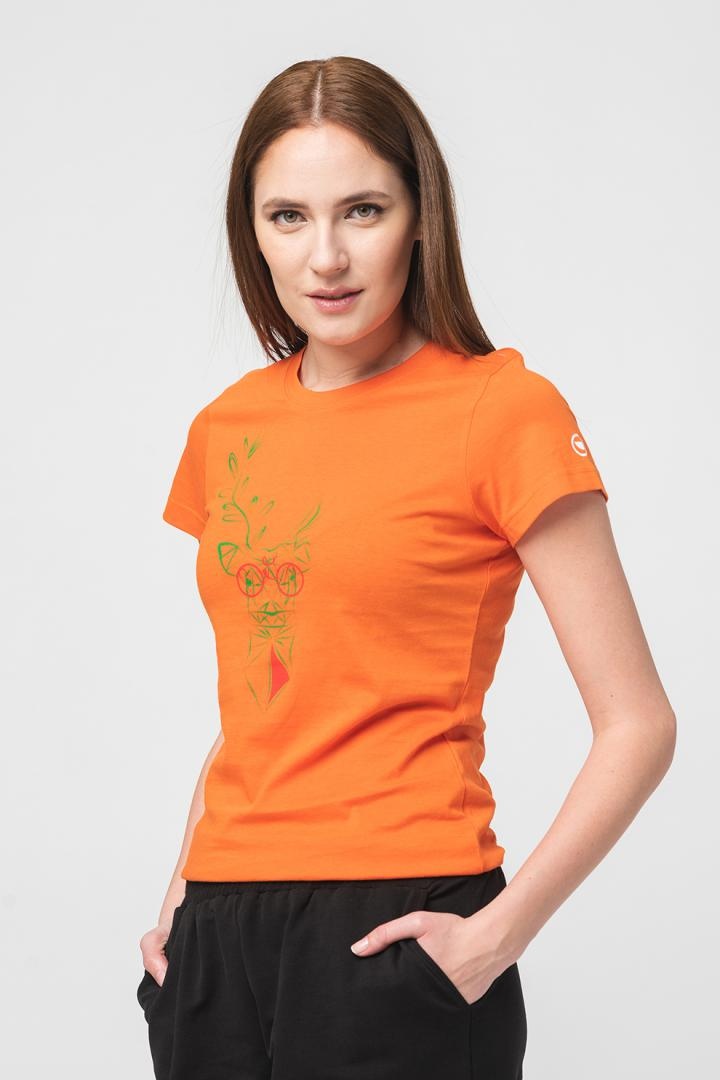 TRICOU CERB FAMILIE FEMEI ORANGE-XL - 1 | YEO