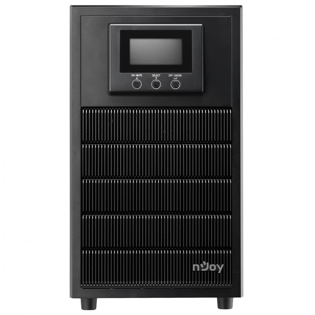 UPS nJoy Aten PRO 3000, 3000VA/2700W, On-line, LCD Display, 4 Prize Schuko cu Protectie, Management, Tower, Dubla conversie, Frequency Range 40Hz ~ 70 Hz, Connection port RS232 / USB / Intelligent Port, Dimensiuni: 421 x 190 x 318 mm, Greutate: 27.6 kg - 3 | YEO