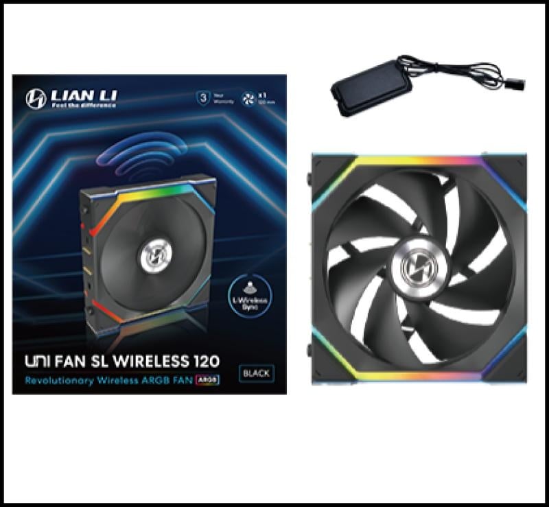 Ventilator Carcasa LIAN LI UNI SL WIRELESS 120mm RGB, viteza 0.400-2000 RPM +/- 10%, Airflow: 108.82 CFM, Presiune Statica: 2.44 mm-H2O, Nivel de zgomot 28.5 dBA