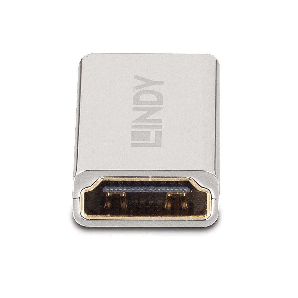 Adaptor Lindy HDMI 2.1, conector A HDMI Female, conector B HDMI Female, latime de banda suportata 48Gbps, rezolutie maxima 8K UHD 7680x4320@60Hz 4:4:4 10-bit, gri - 2 | YEO