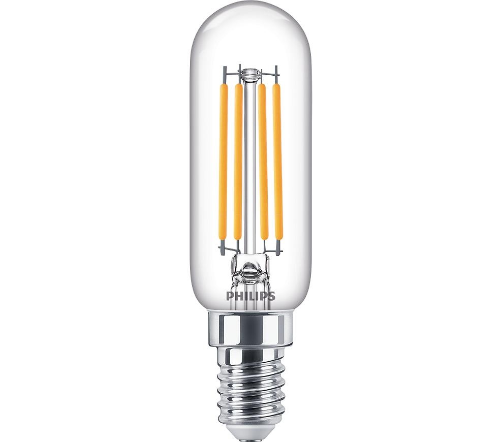 Bec LED Philips Classic T25L, E14, 4.5W (40W), 470 lm, luminacalda(2700K), cu filament