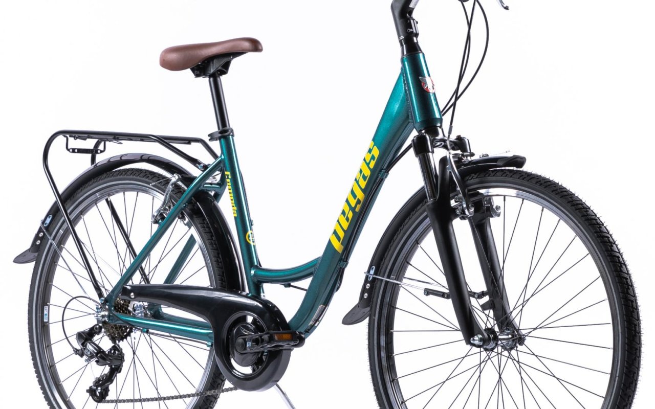 Bicicleta Oras Pegas Comoda Verde Pin ( AL) - 2 | YEO