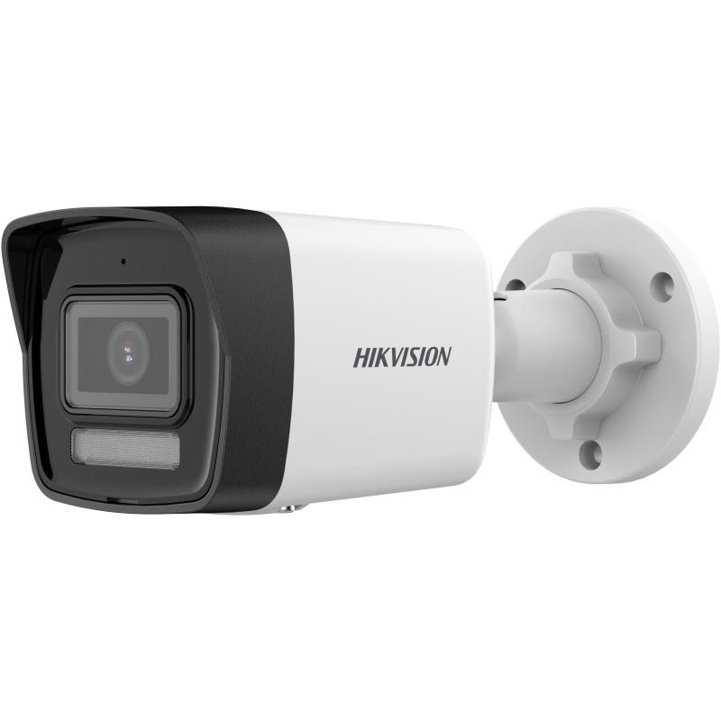 Camera de supraveghere IP Bullet 2MP Hikvision DS-2CD1023G2-LIU(2.8MM), lentila fixa 2.8mm, iluminare min: Color: 0.005 Lux @ (F1.6, AGC ON),B/W: 0 Lux cu IR 30m, microfon incorporat, alarma la evenimente: Motion detection (support alarm triggering by