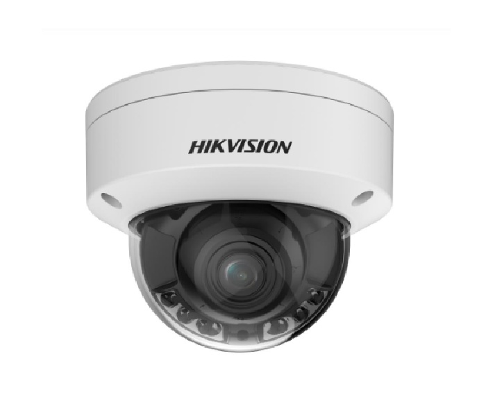 Camera de supraveghere IP Dome 8MP Hikvision DS-2CD2787G2HT- LIZS(2.8-12MM)(EF), lentila varifocala: 2.8-12mm, iluminare: Color: 0.0028 Lux @ (F1.2, AGC ON),0 Lux cu lumina alba: 40m, slot card de memorie: microSD/microSDHC/microSDXC card, up to 512 GB,