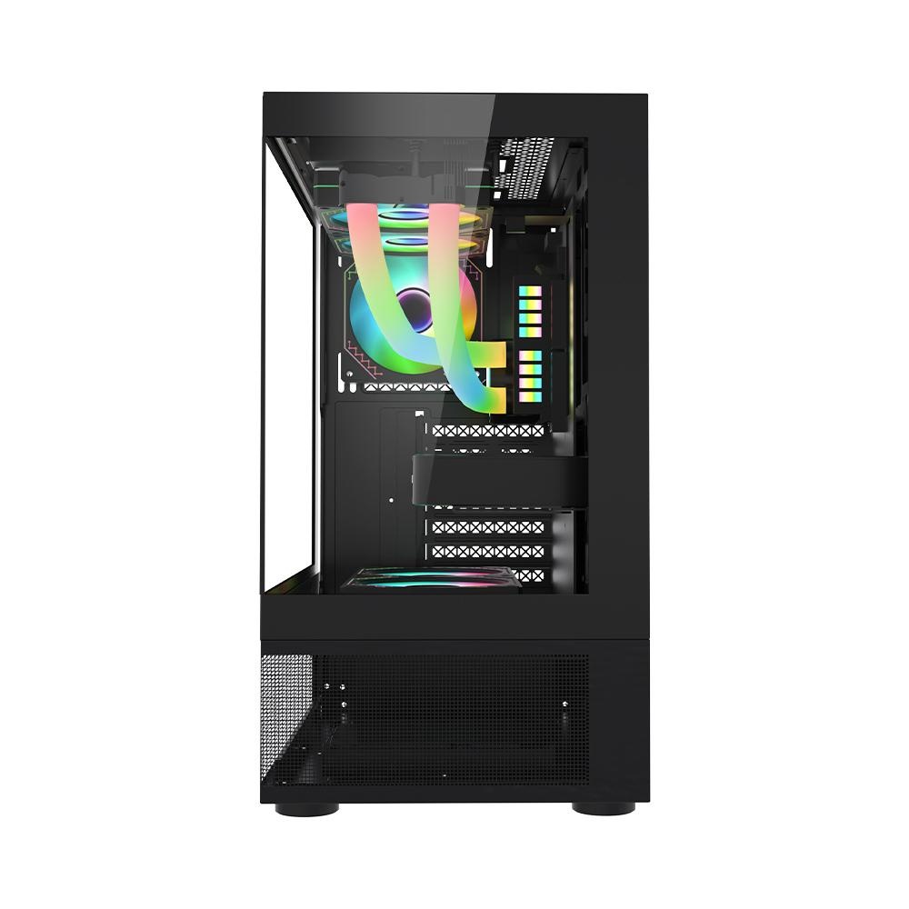 Carcasa 1STPLAYER MI7-A Mid Tower ARGB NEGRU - 2 | YEO