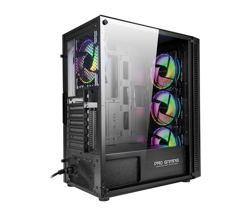 Carcasa PRO GAMING GLADIUS Mini Tower ARGB Negru - 4 | YEO