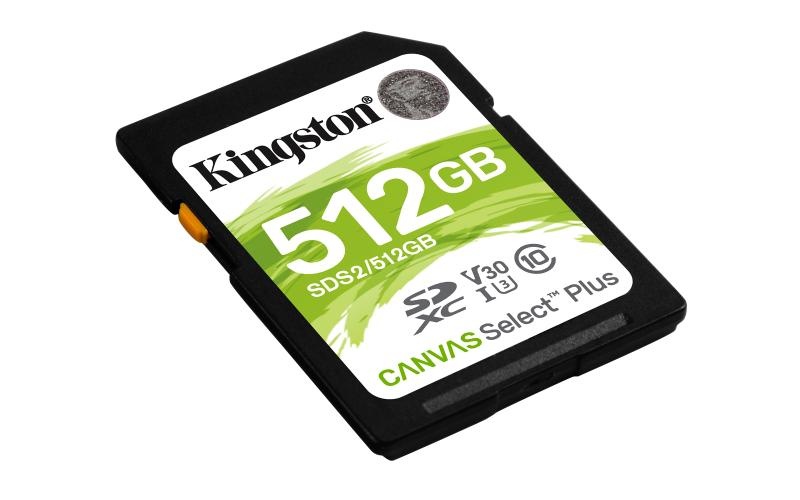 Card de Memorie SD Kingston Canvas Select Plus, 512GB, Class 10 - 2 | YEO