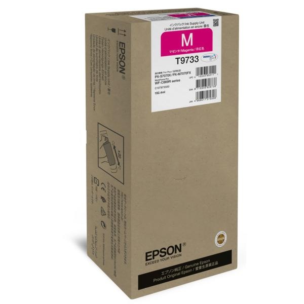 Cartus cerneala Epson T9733 Magenta, capacitate 192.4 ml., pentru WF- C869R, Blue Angel.