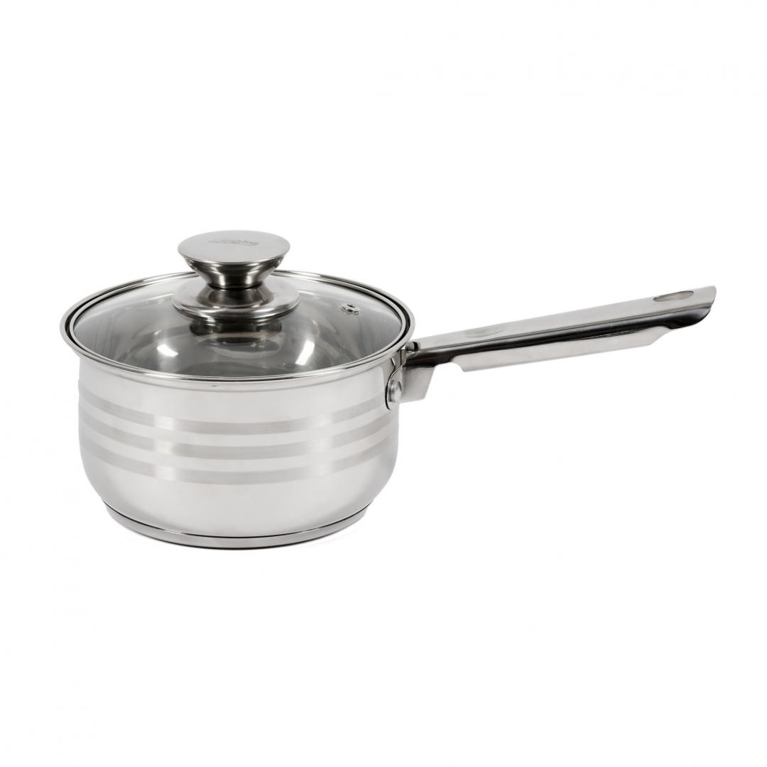 CASEROLA INOX+CAPAC 16X9.5 CM, 1.9L, MYRA, COOKING BY HEINNER