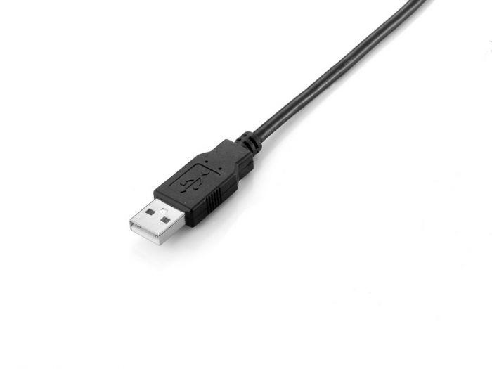 EQUIP 128860 USB 2.0 Type A to Type B Cable, 1.8m , Black, 16x15x1800mm - 1 | YEO