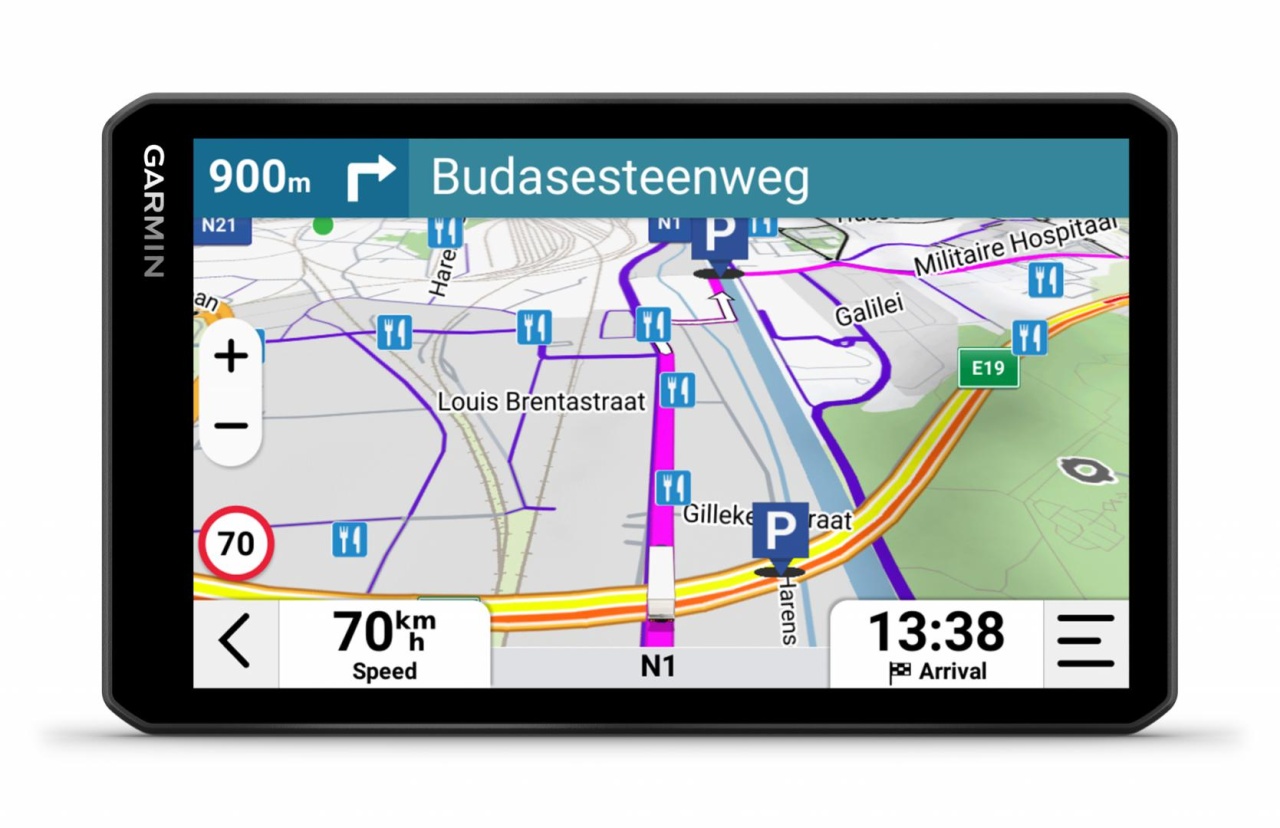 GPS Garmin Dezl LGV720, tip afisaj IPS super-panoramic de 6,95