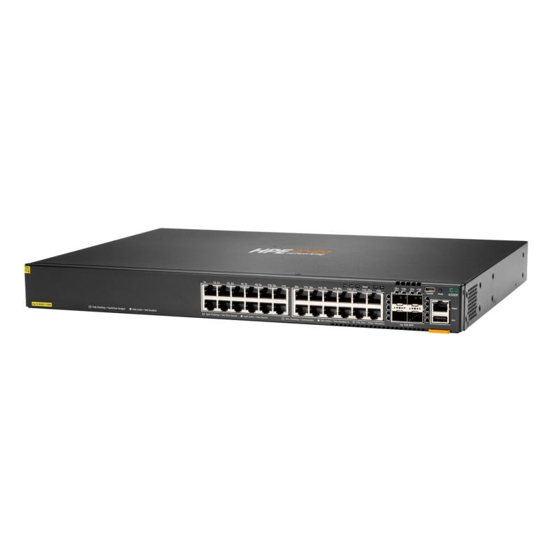 HPE Aruba Networking CX 6200F 24G Class4 PoE 4SFP+ 370W Switch